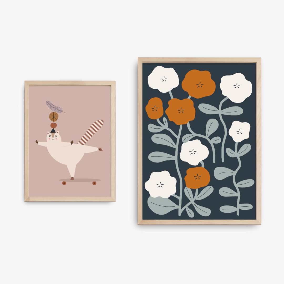 Blooming Cheer, Gallery Wall Art Poster Set