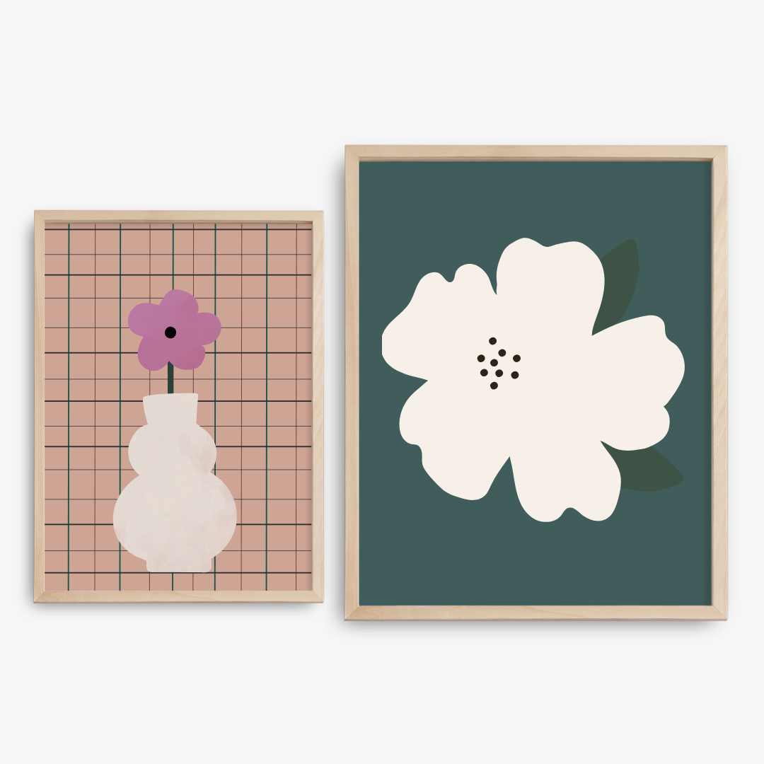 Timeless Blossoms, Gallery Wall Art Poster Set