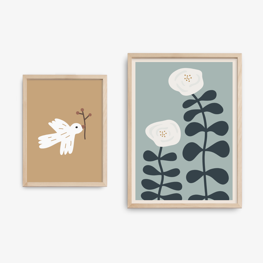 Bright & Breezy, Gallery Wall Art Poster Set