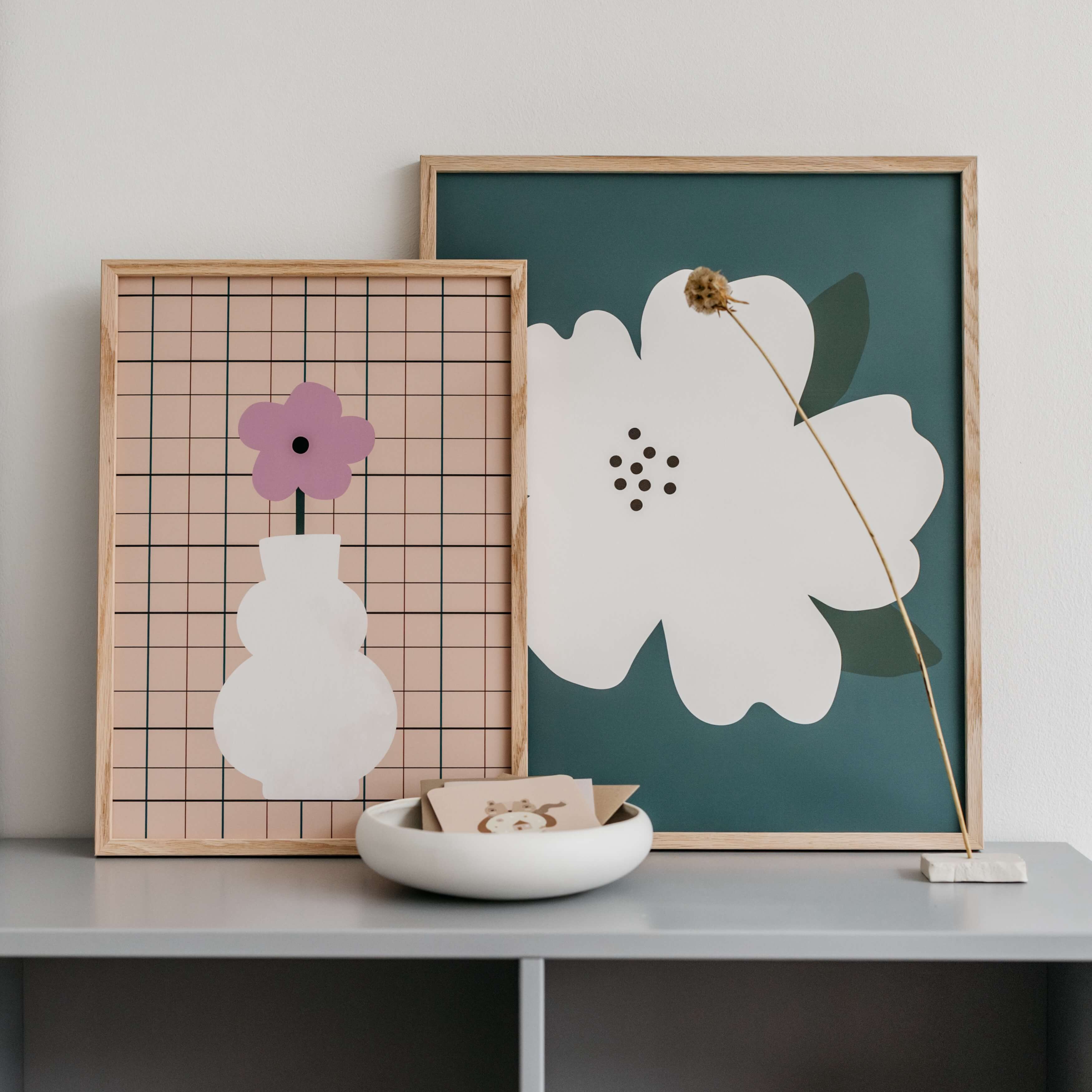 Poster-set-trumpet-bouquet-little-otja