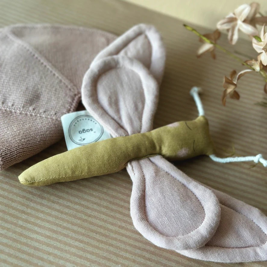 Saga Copenhagen, Butterfly Activity Toy, Rose Little Otja Saga Copenhagen, Butterfly Activity Toy, Rose Little Otja