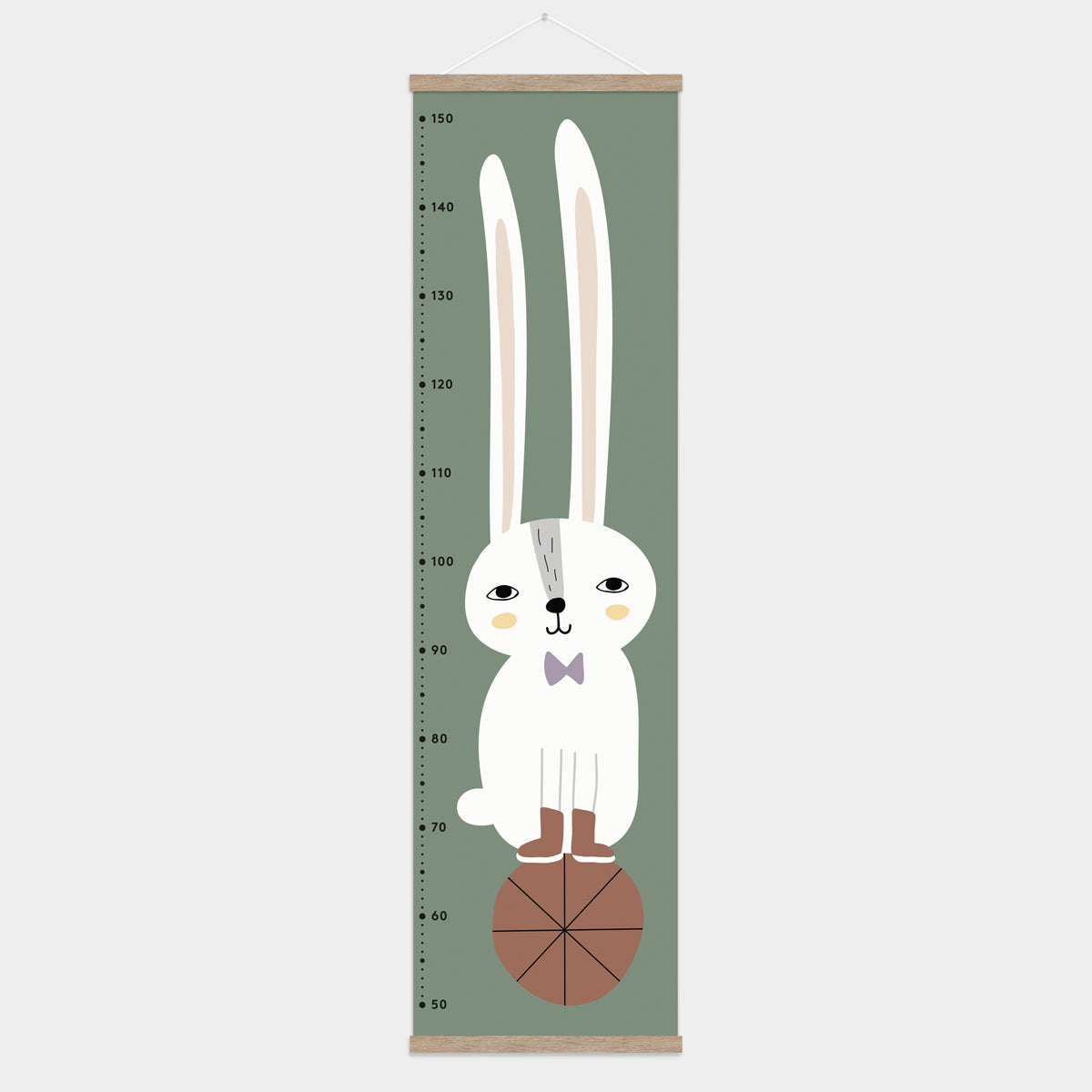 Bunny Growth Meter, Forest Green