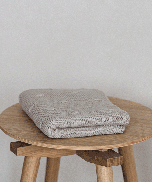 Mini Cotton Blanket, Hedgehog Little Otja