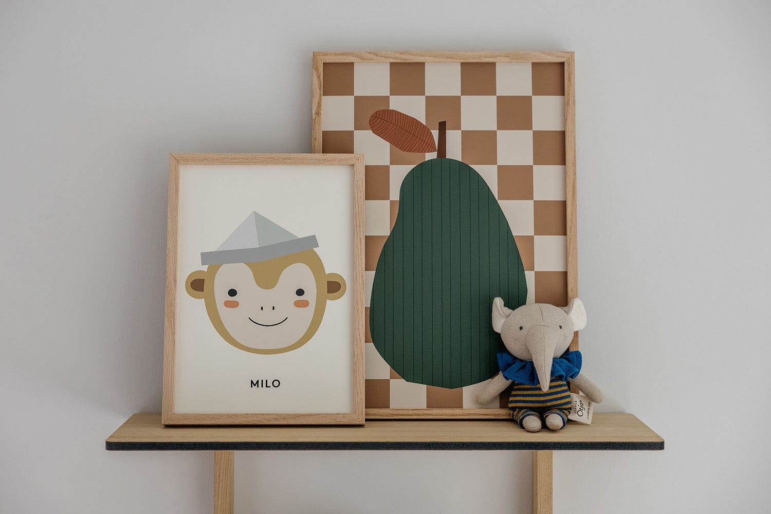 Custom Monkey poster, Tan