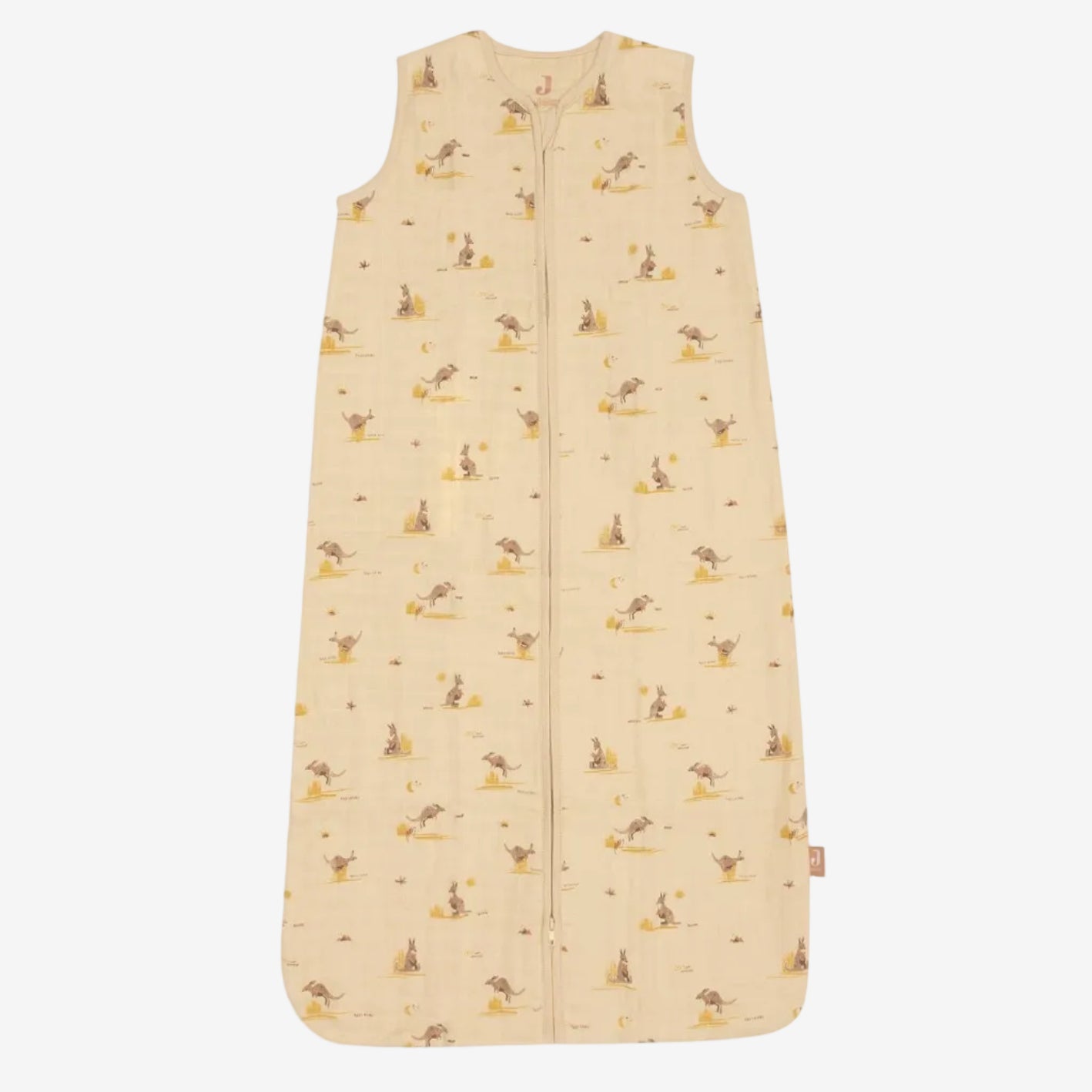 little otja muslin sleping bag kangroo front