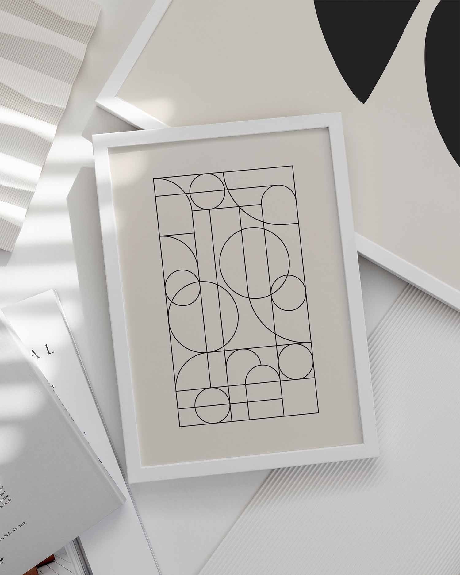 Bel okvir za slike, A4, Komplet dveh okvirjev