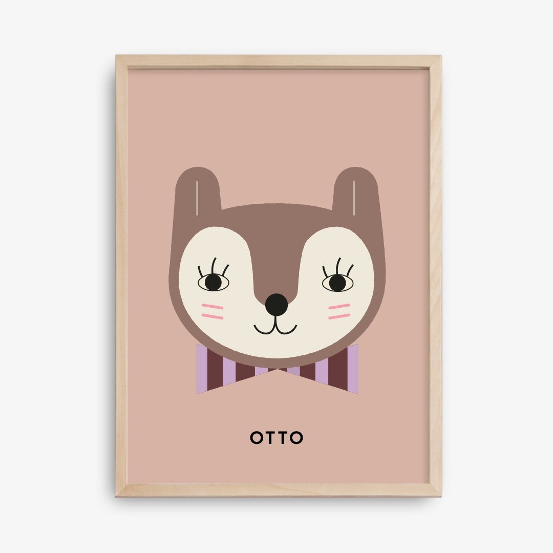 Custom Bow Tie Poster, Ochre