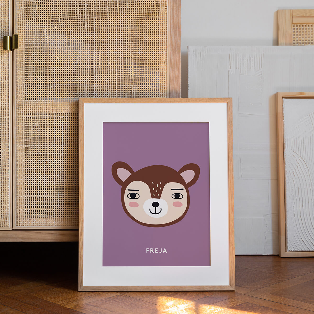 Custom Deer Poster, Violet