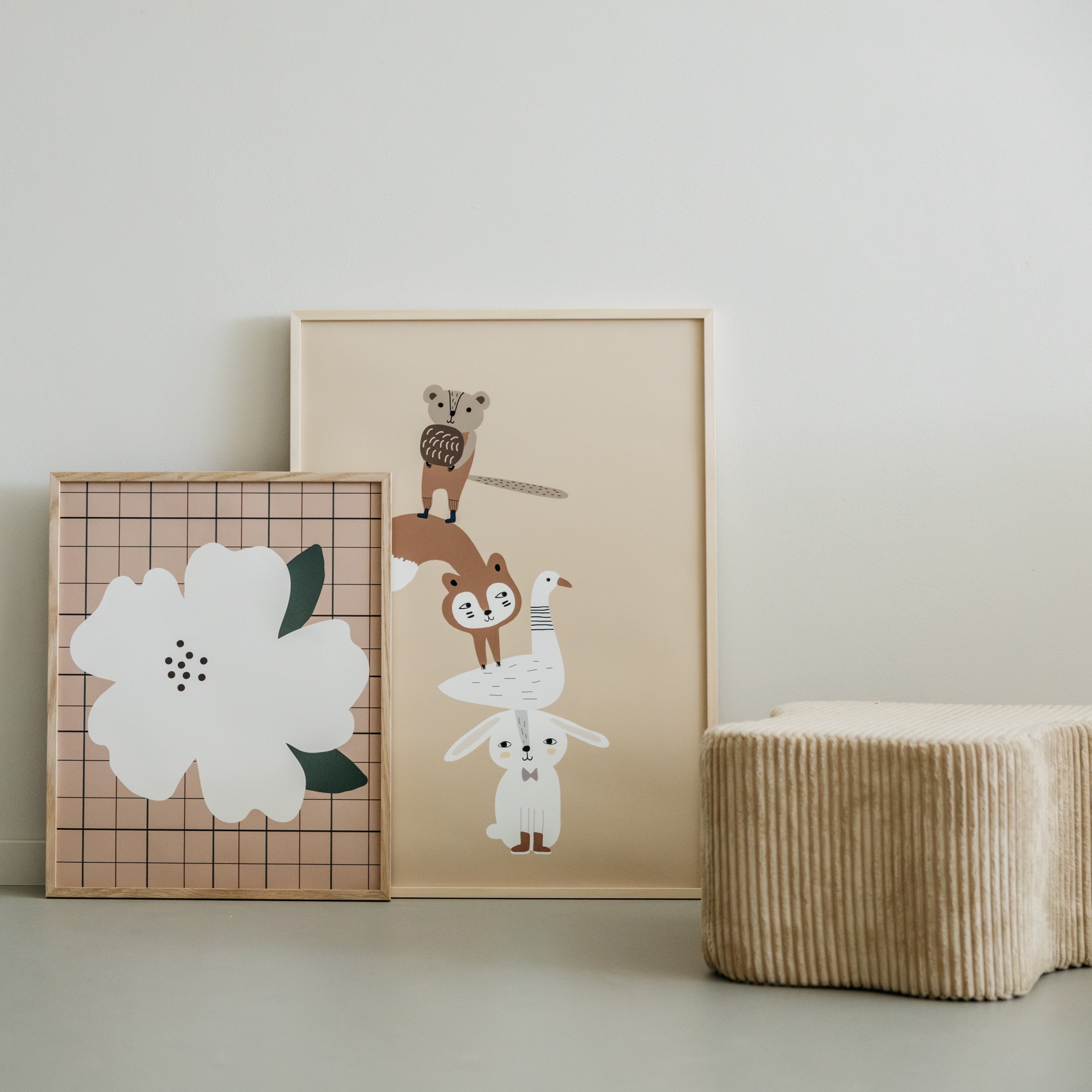 Otroški plakat Živalski stolp