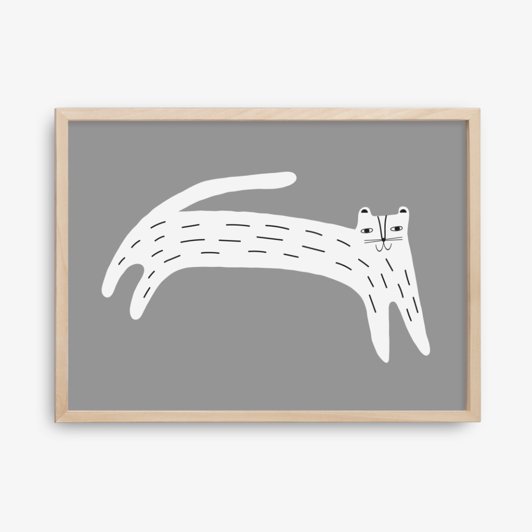 Cat Art Poster