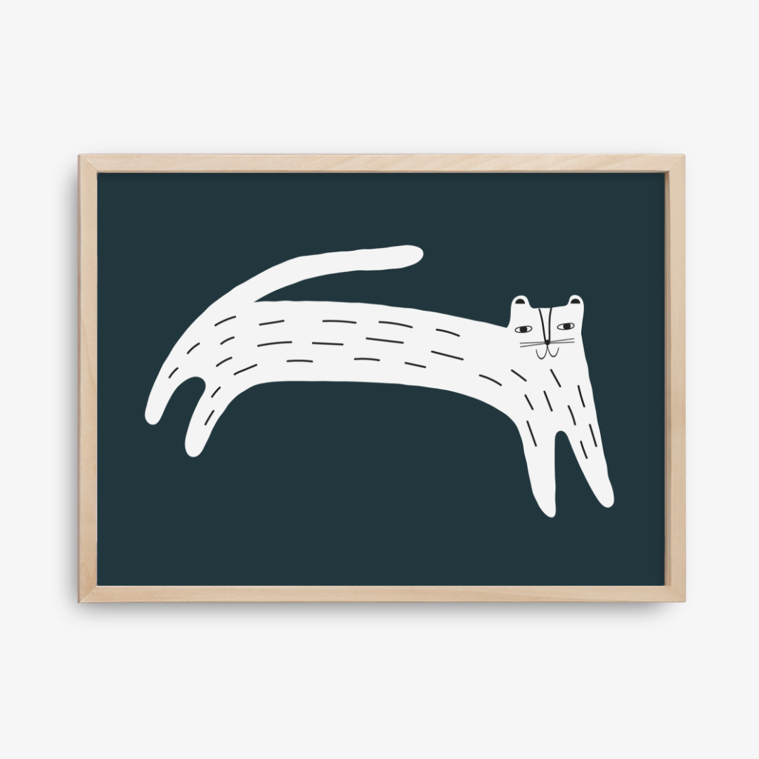 Cat Art Poster