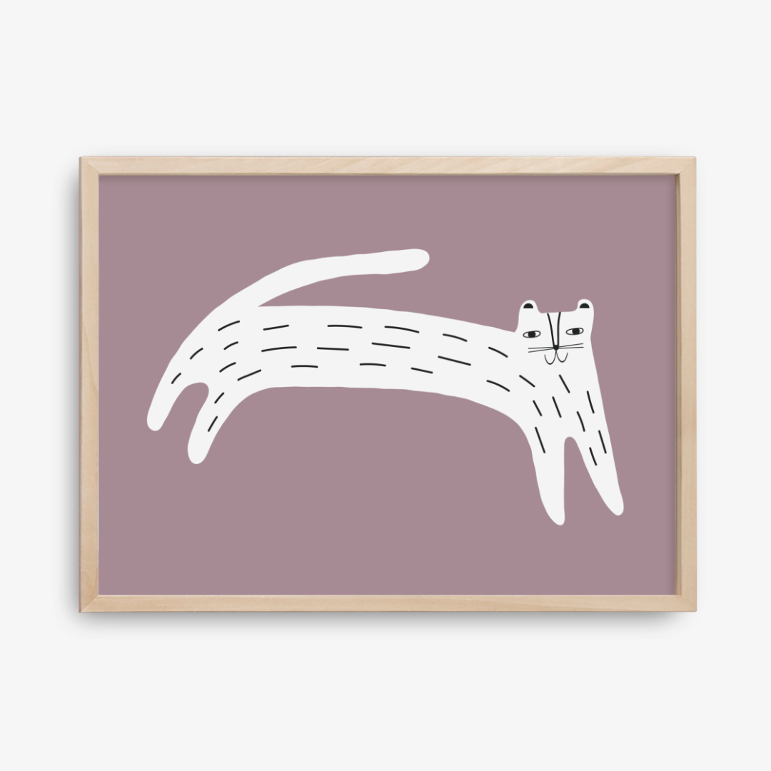 Cat Art Poster