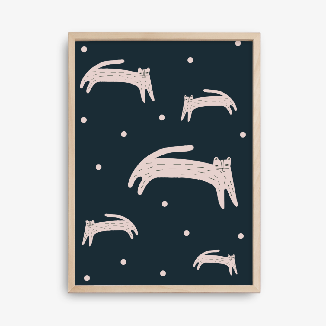 Cats and Threads Poster