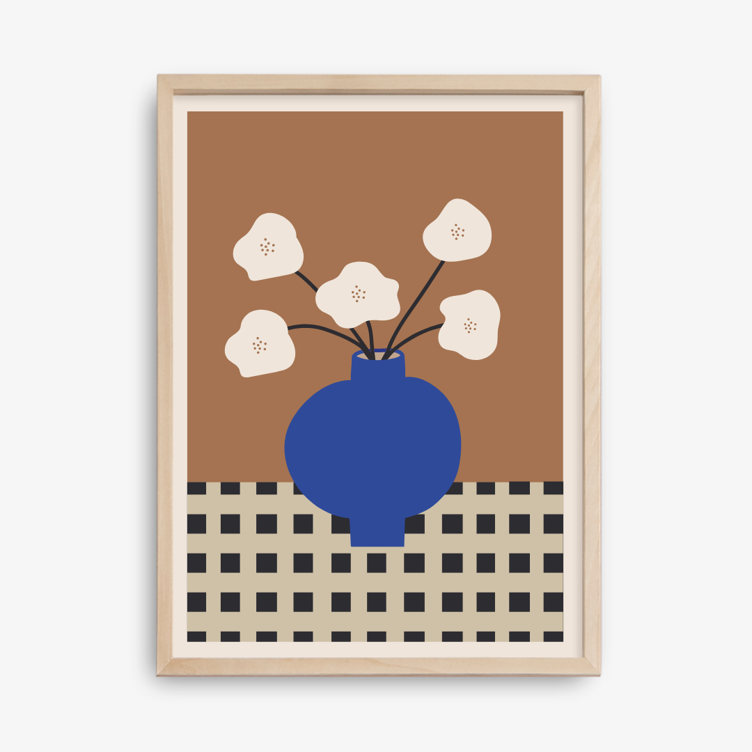 Flower Vase Poster