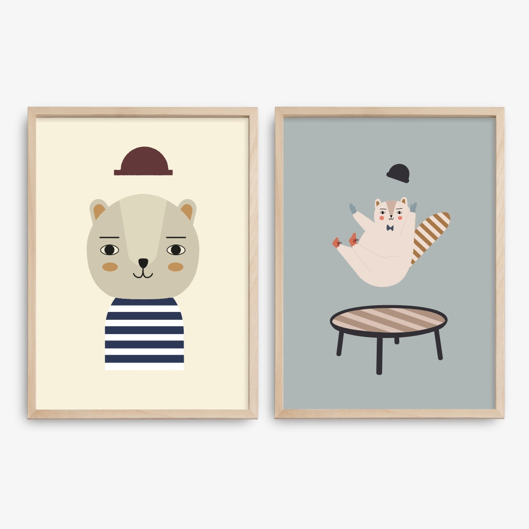 Hat’s Off to Fun, Gallery Wall Art Poster Set