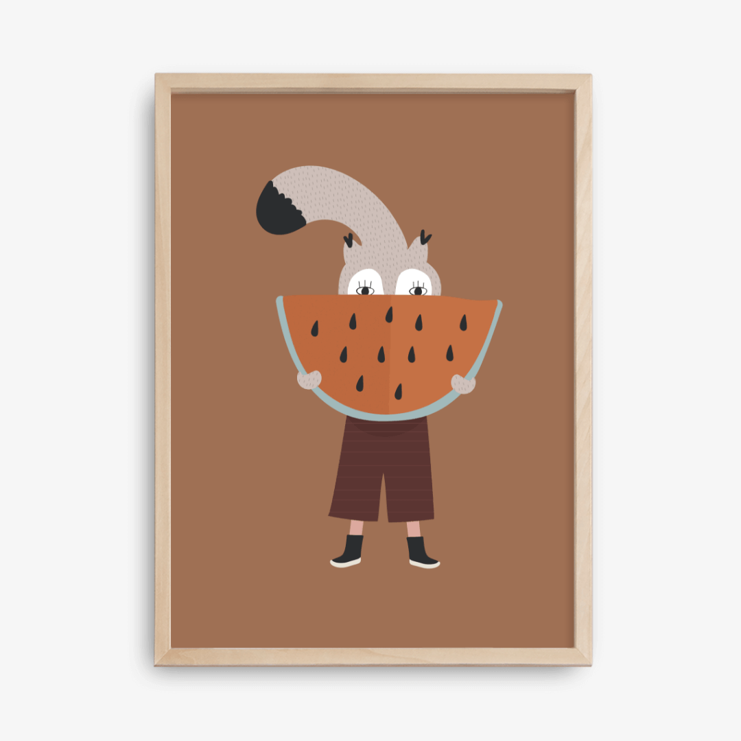 Icy Watermelons Poster