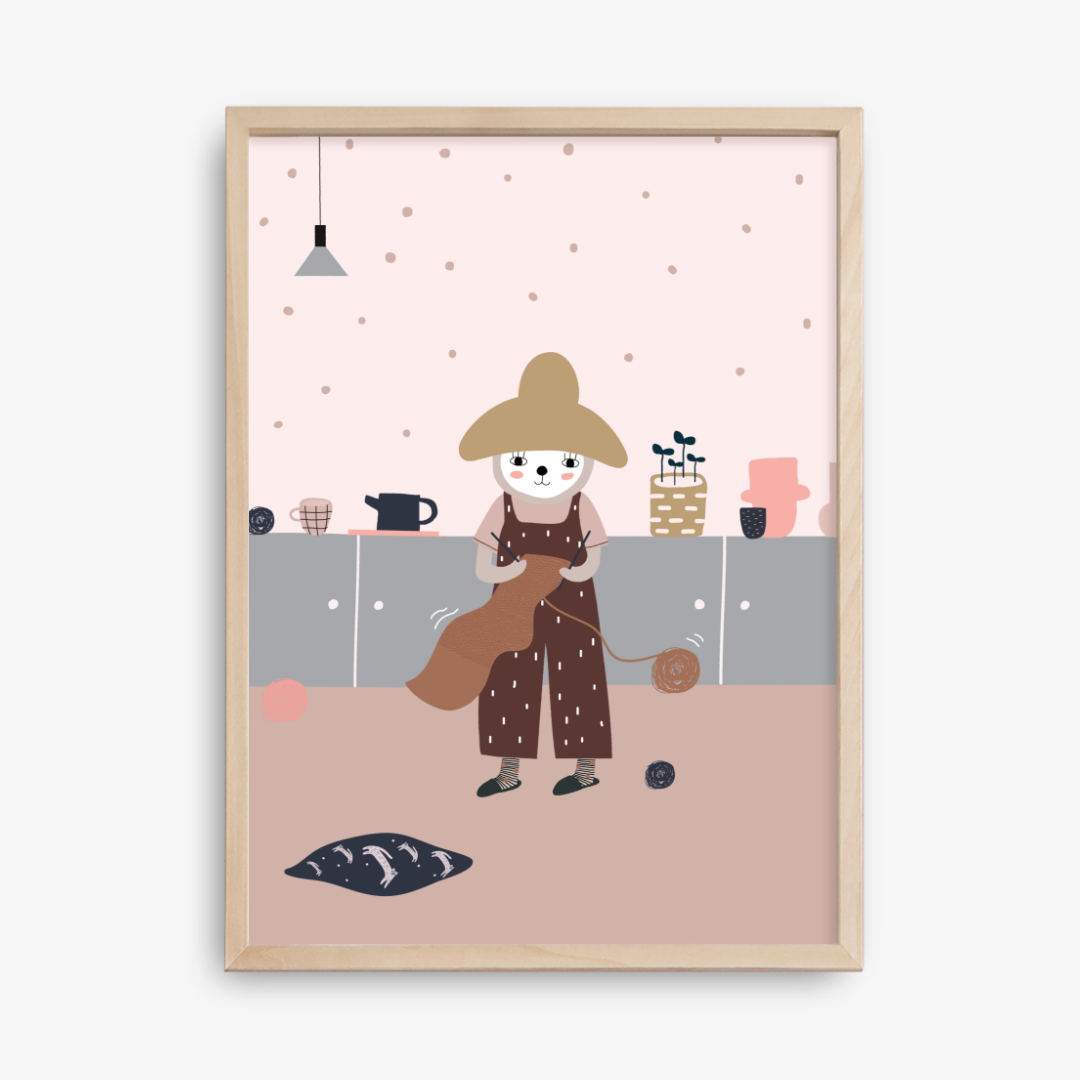 Knitting Poster