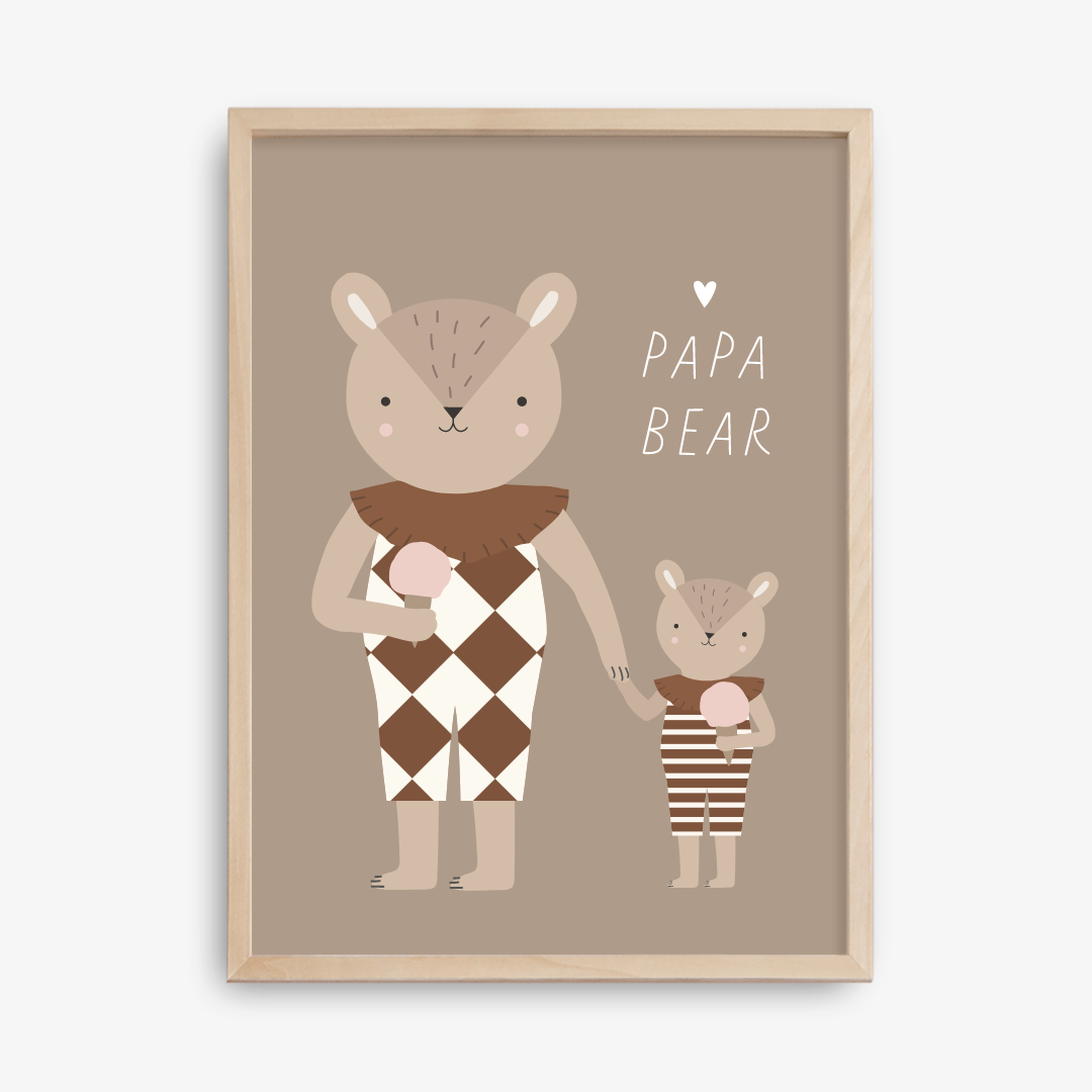 Papa Bear Poster