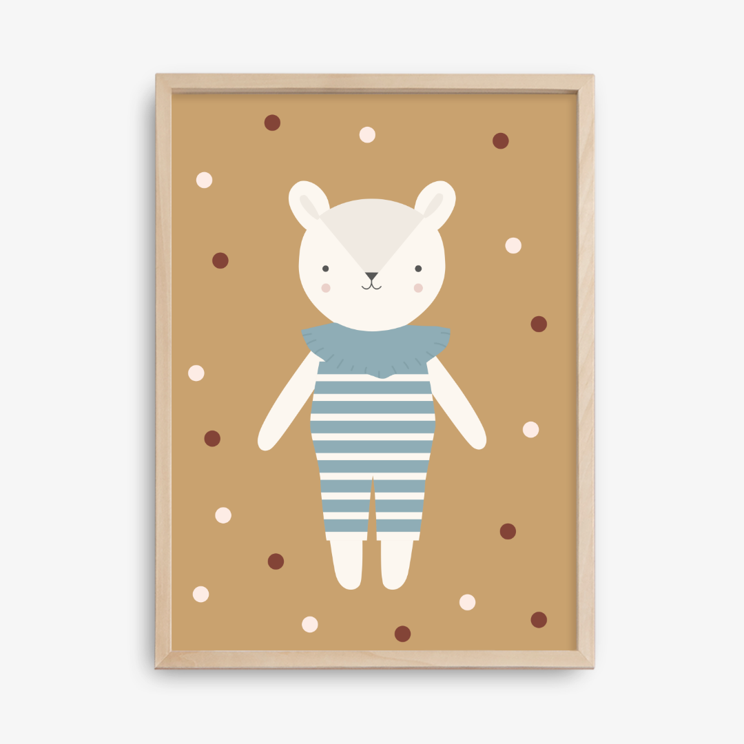 Personaliziran plakat Medved, Oker
