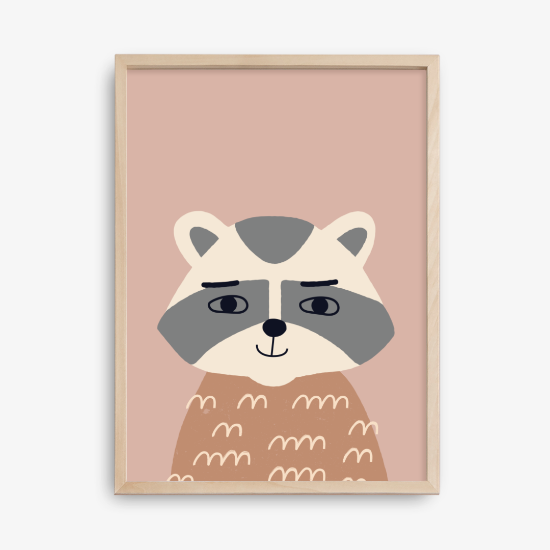 Raccoon Poster