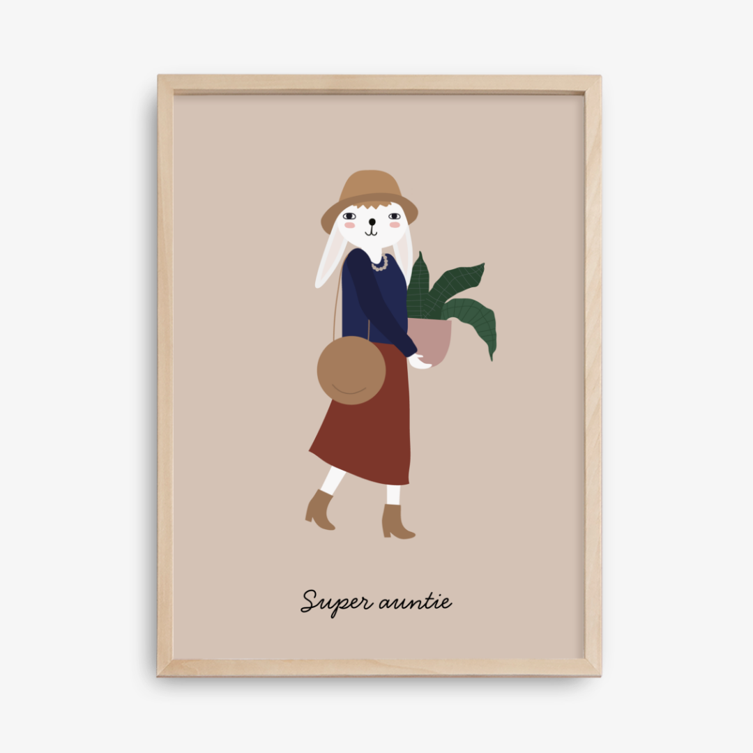 Super Auntie Poster