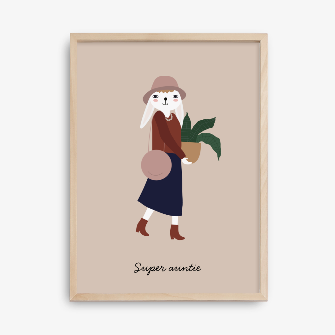 Super Auntie Poster