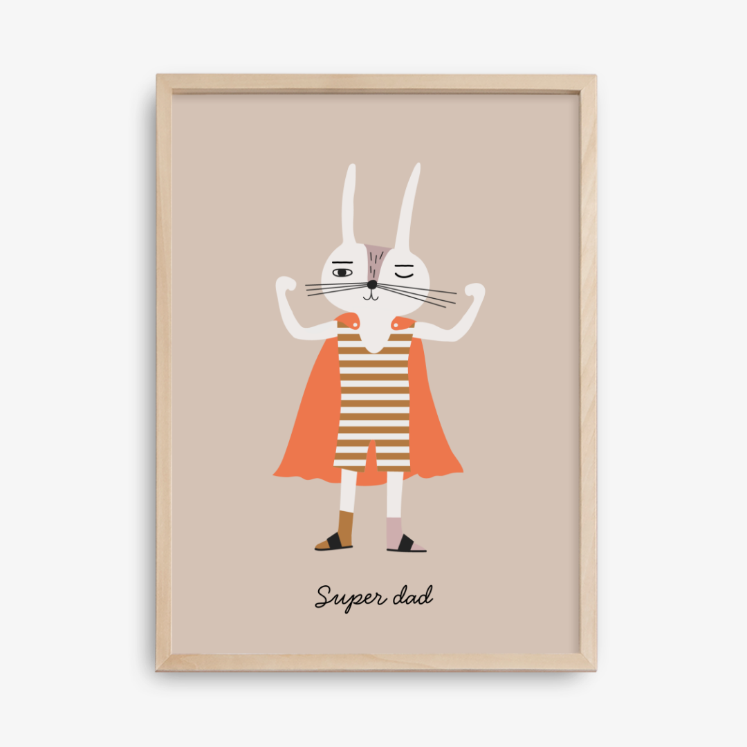 Super Dad Poster