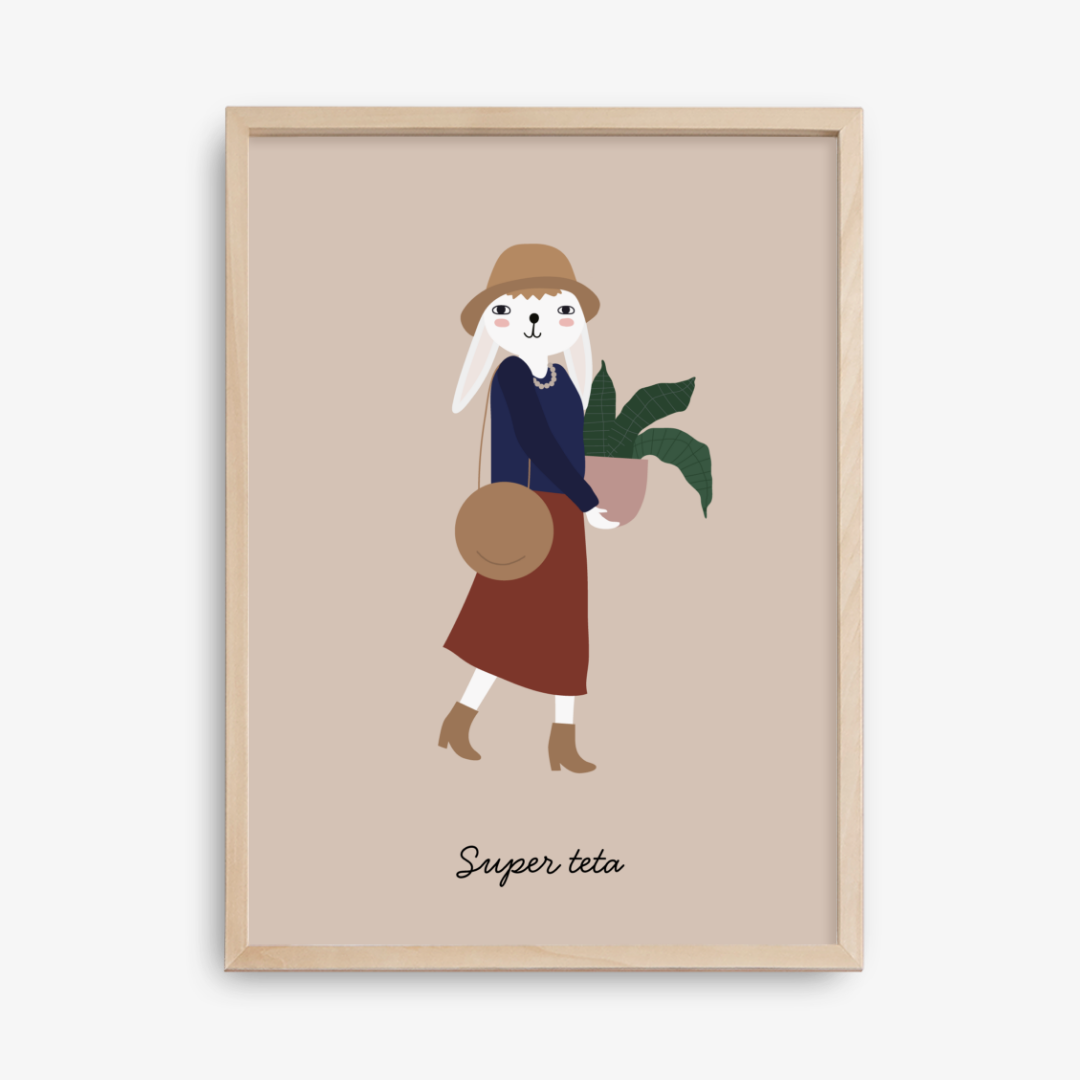 Super Auntie Poster