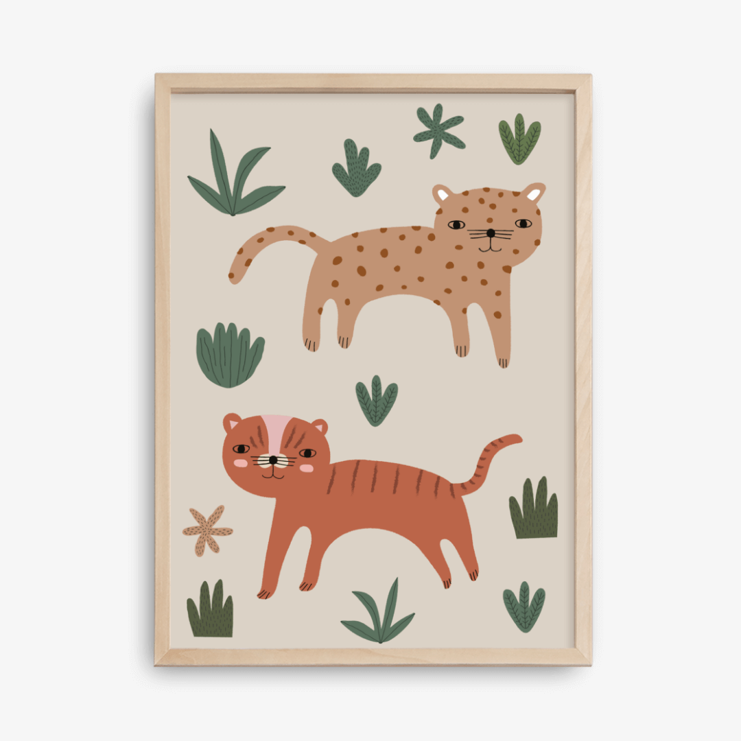 Wild Cats Art poster