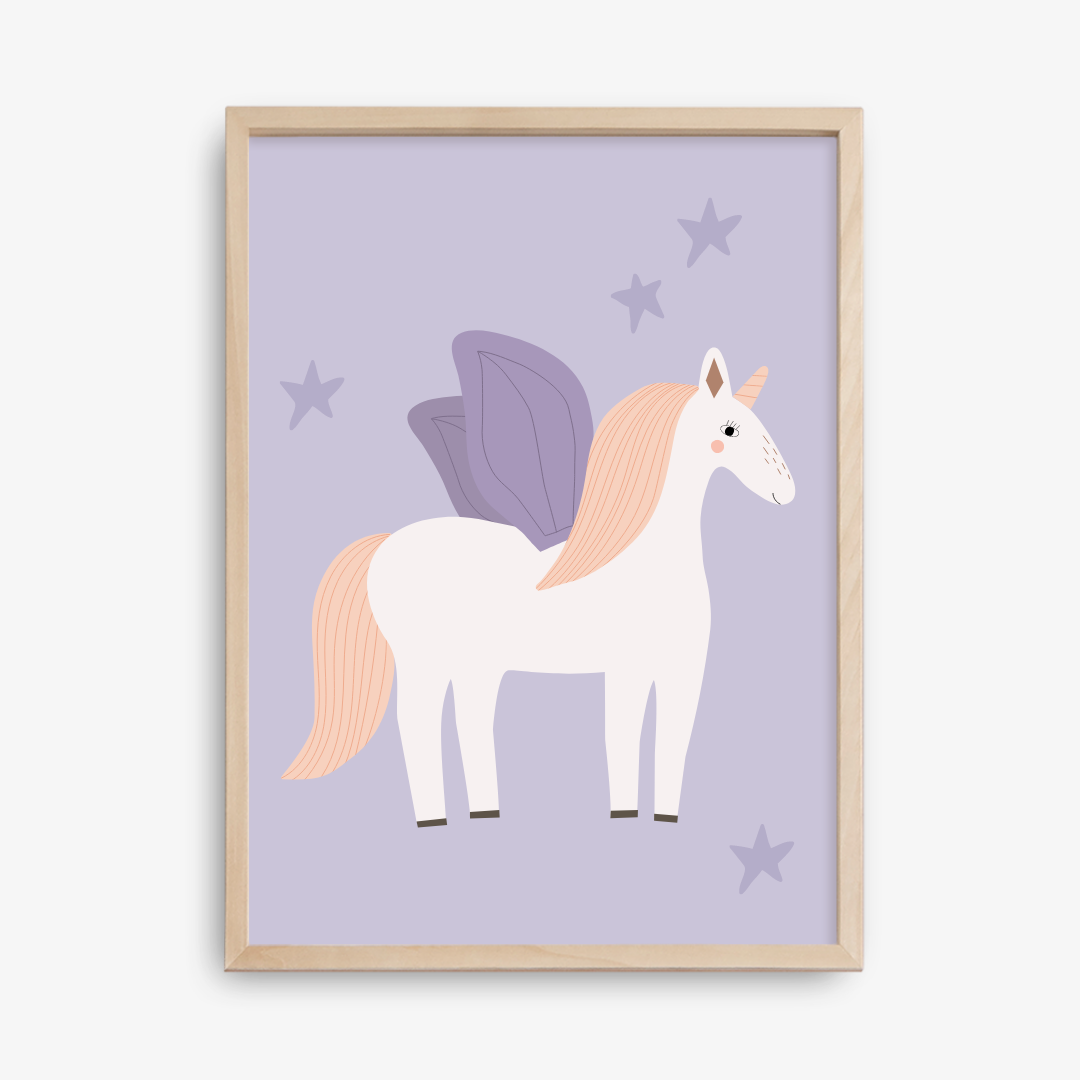 Plakat Krilati Samorog, oker