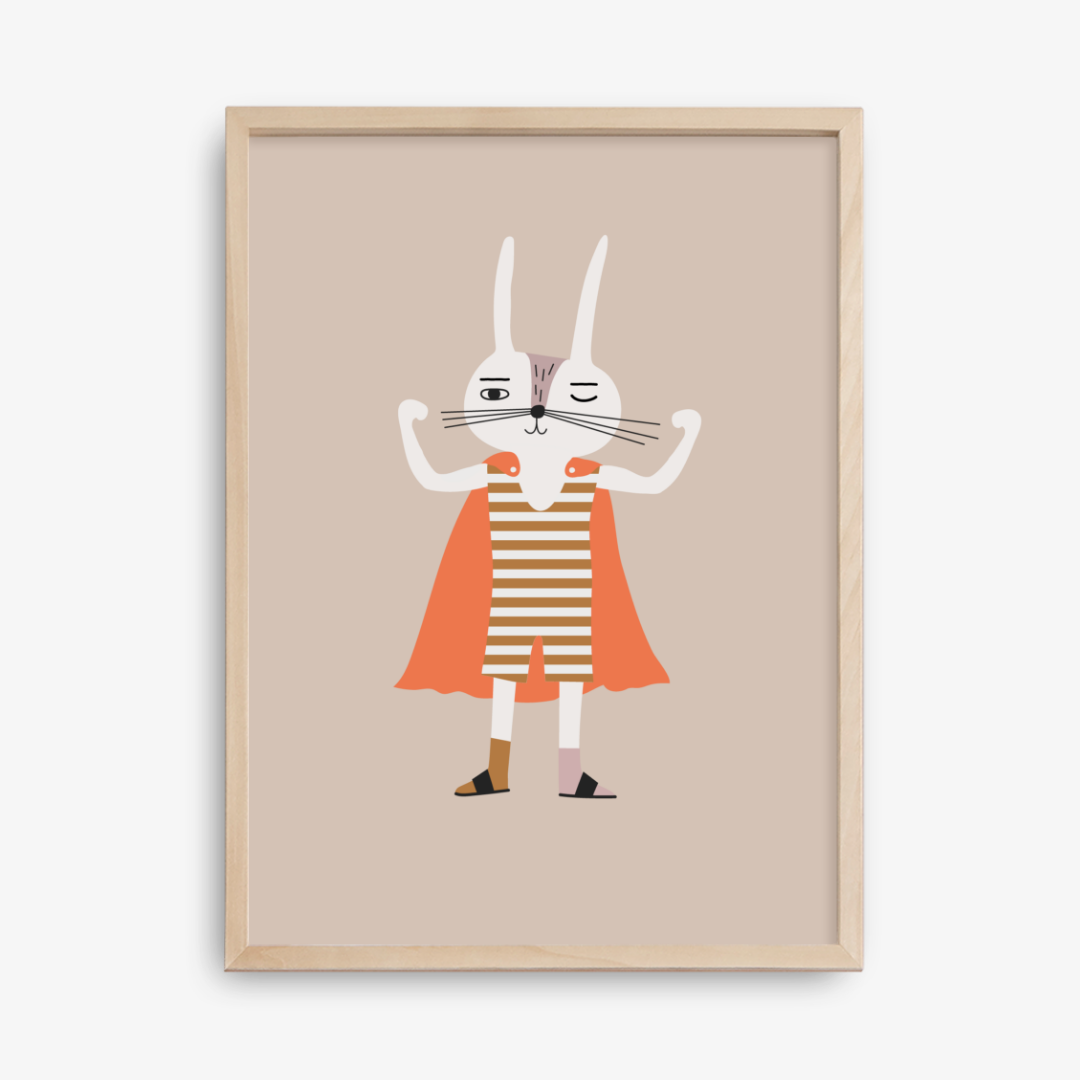 Super Rabbit Poster