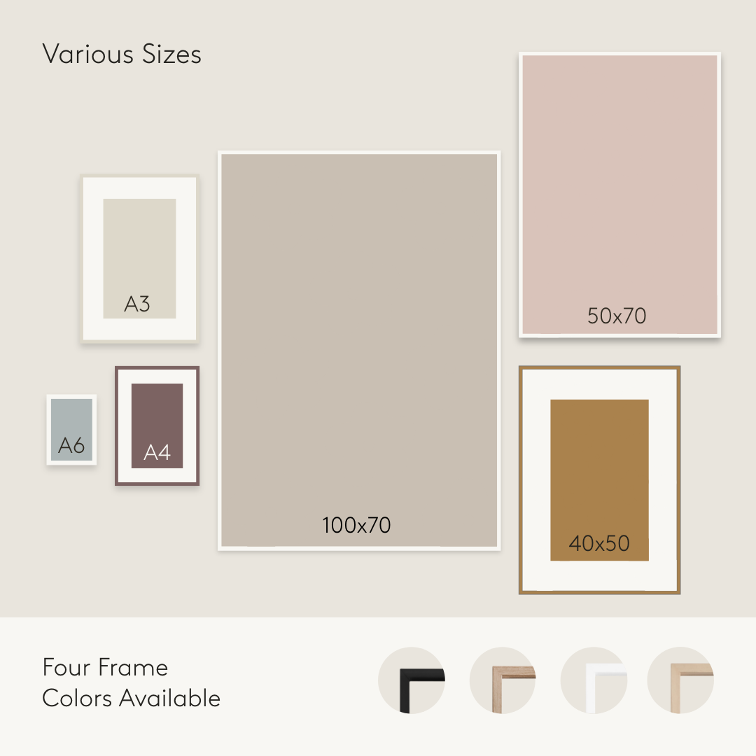 Okvir za slike A3 Hrast