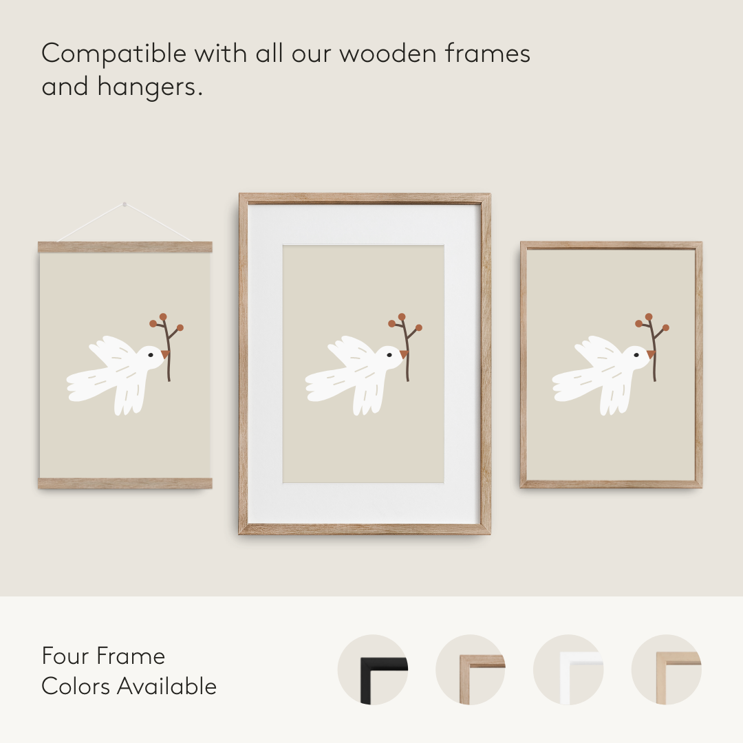 Dotted Bird Poster