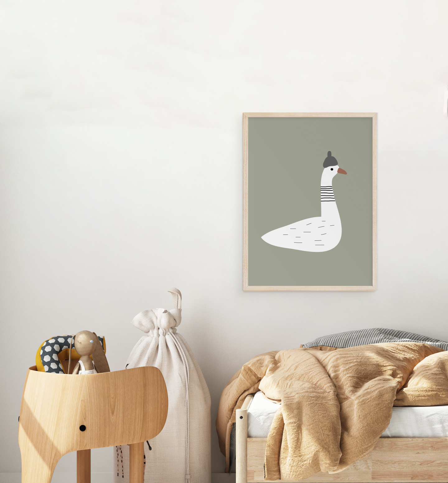 Goose Art Print (4553994567751)