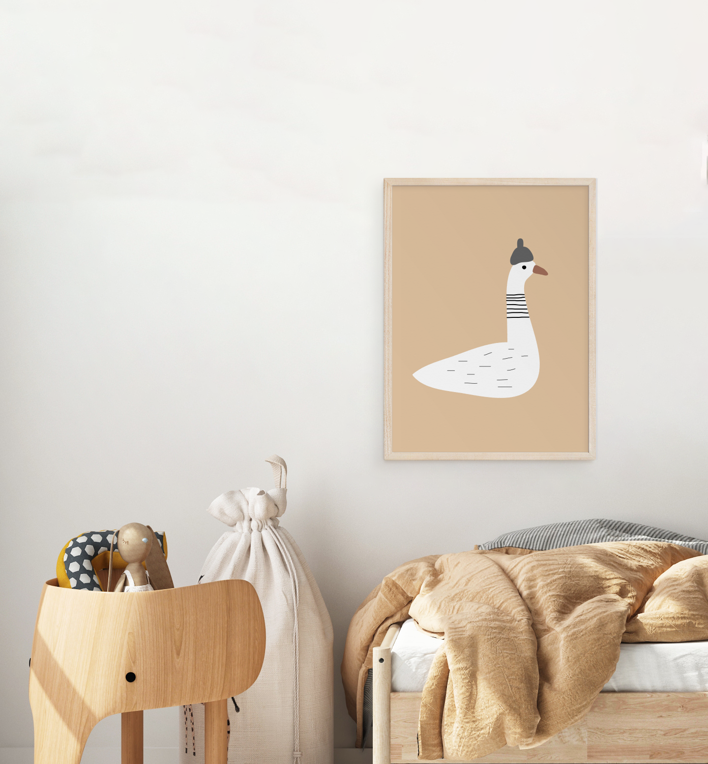 Goose Art Print (4553994567751)