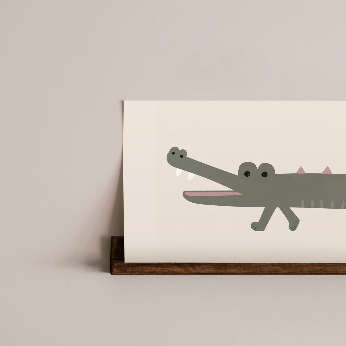 Crocodile Art Print (7021109477547)
