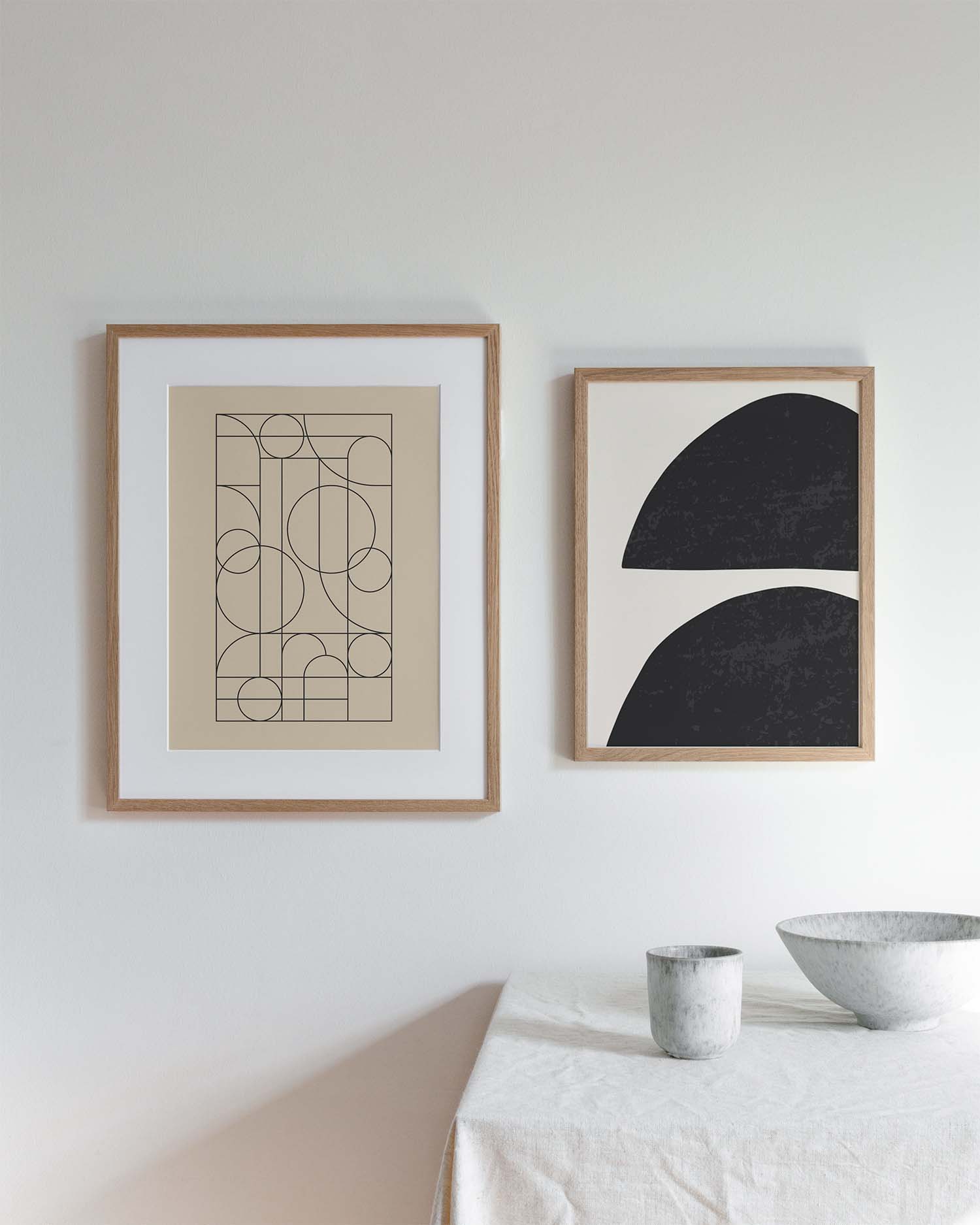 Lesen okvir za slike, A4 Hrast