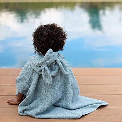 Bath Poncho Terry, Sea Green