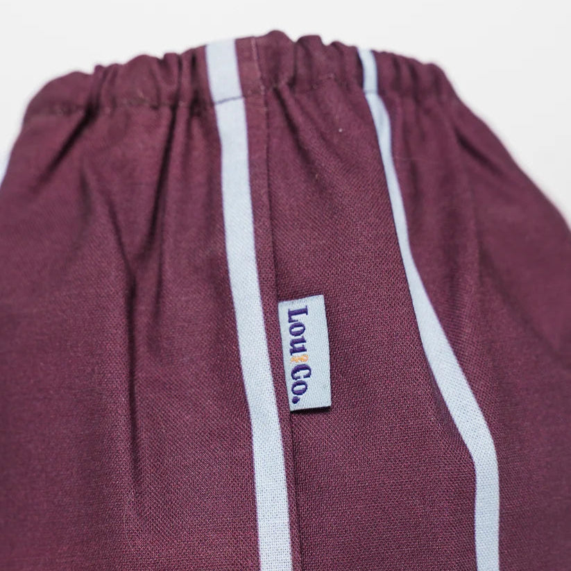 Knitted Dog Snood - Burgundy