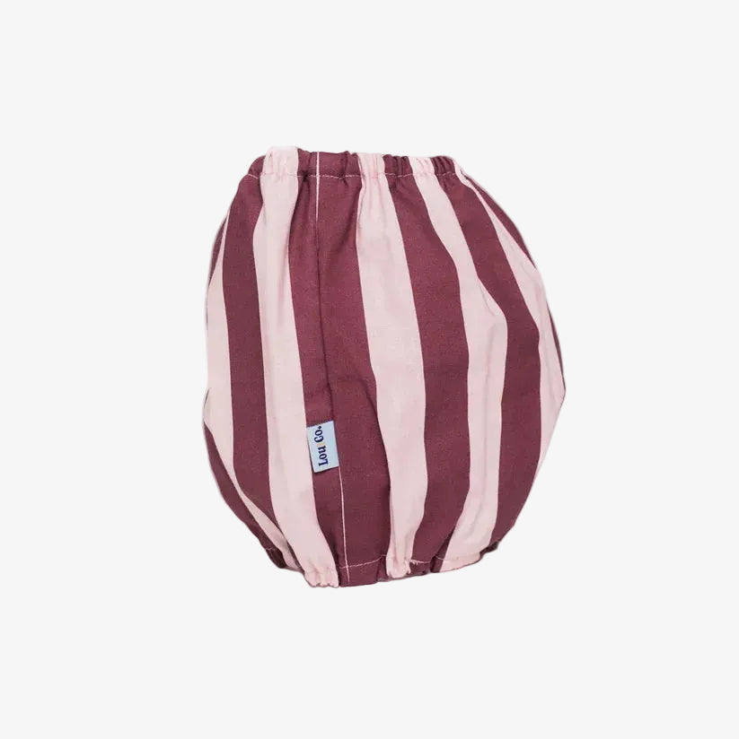 Dog Snood Burgundy Stripes