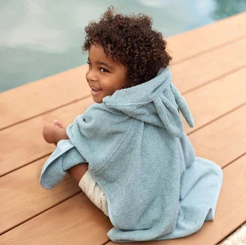 Bath Poncho Terry, Sea Green