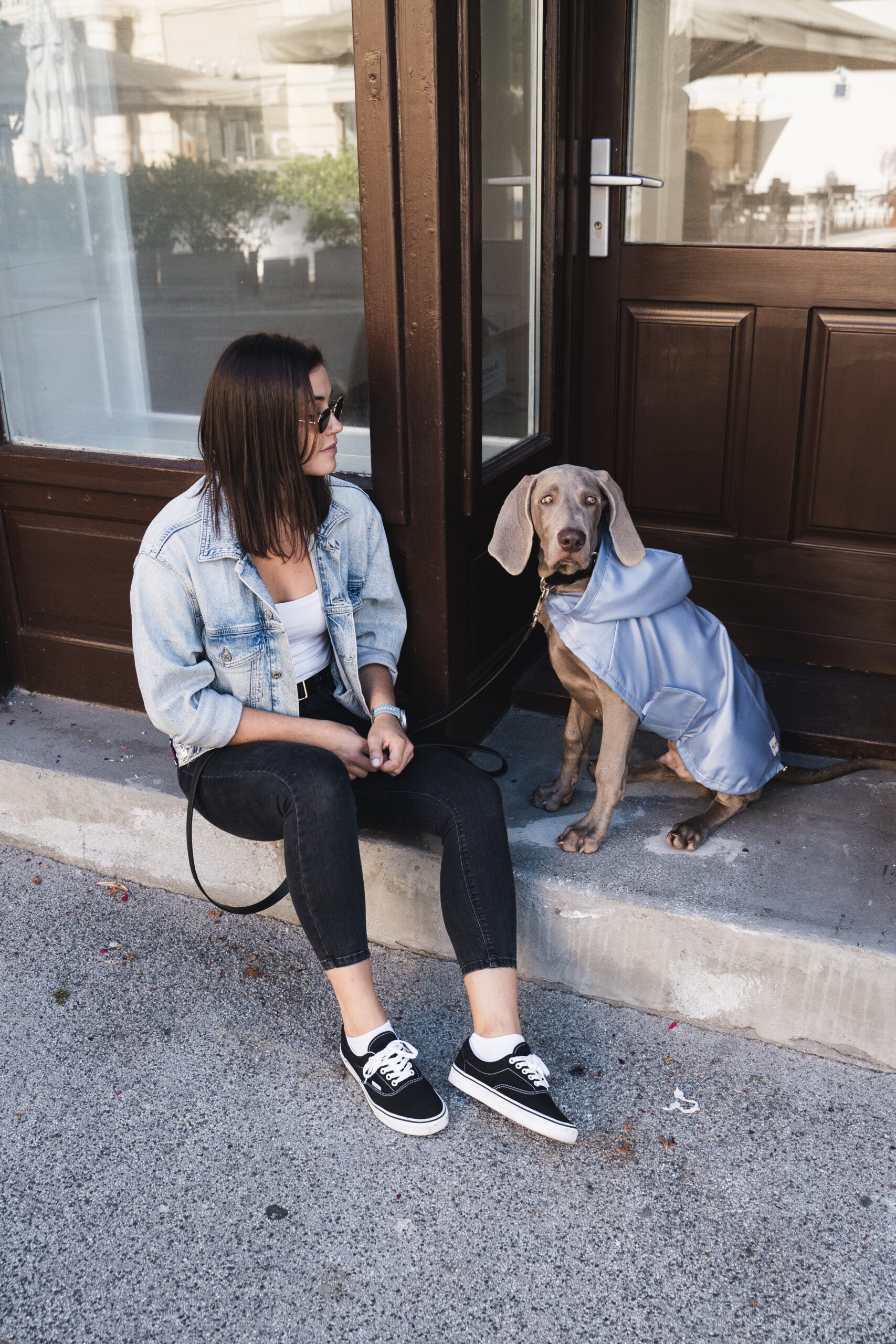 Dog Raincoat, Blue