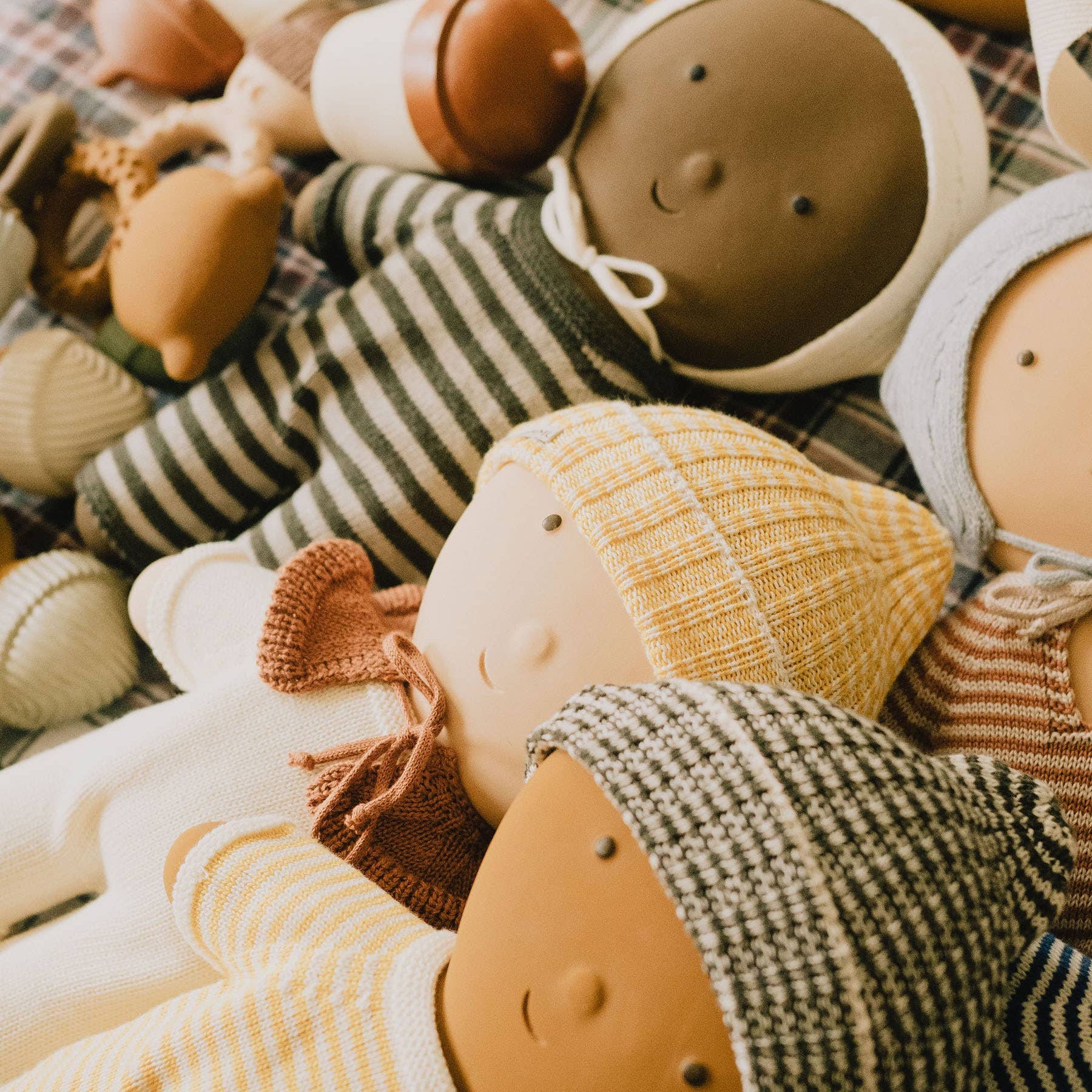 Natural Rubber Baby Doll - Blue Sky Set