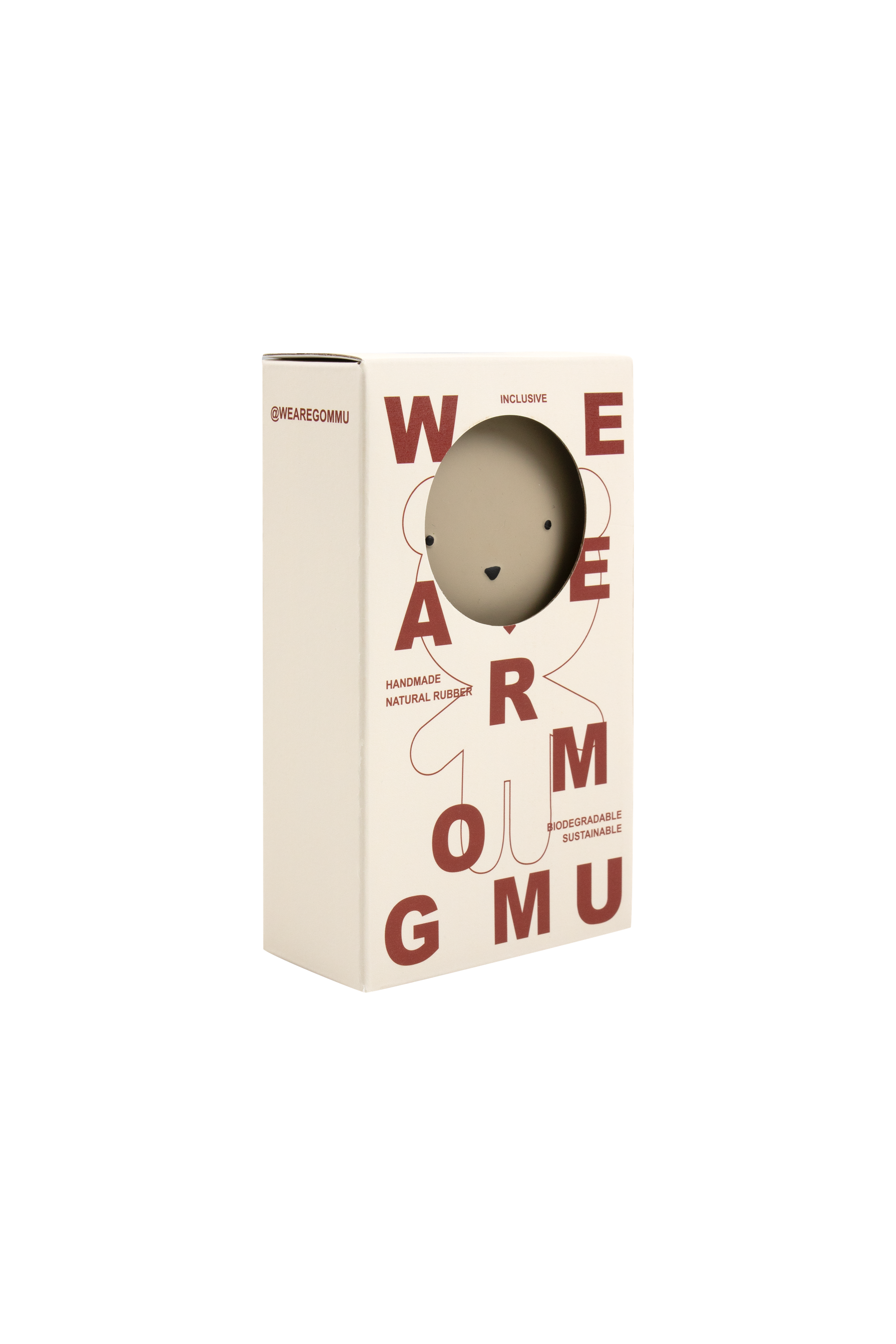 Gommu Mini Bear - Natural Rubber Bear Toy: Ocean
