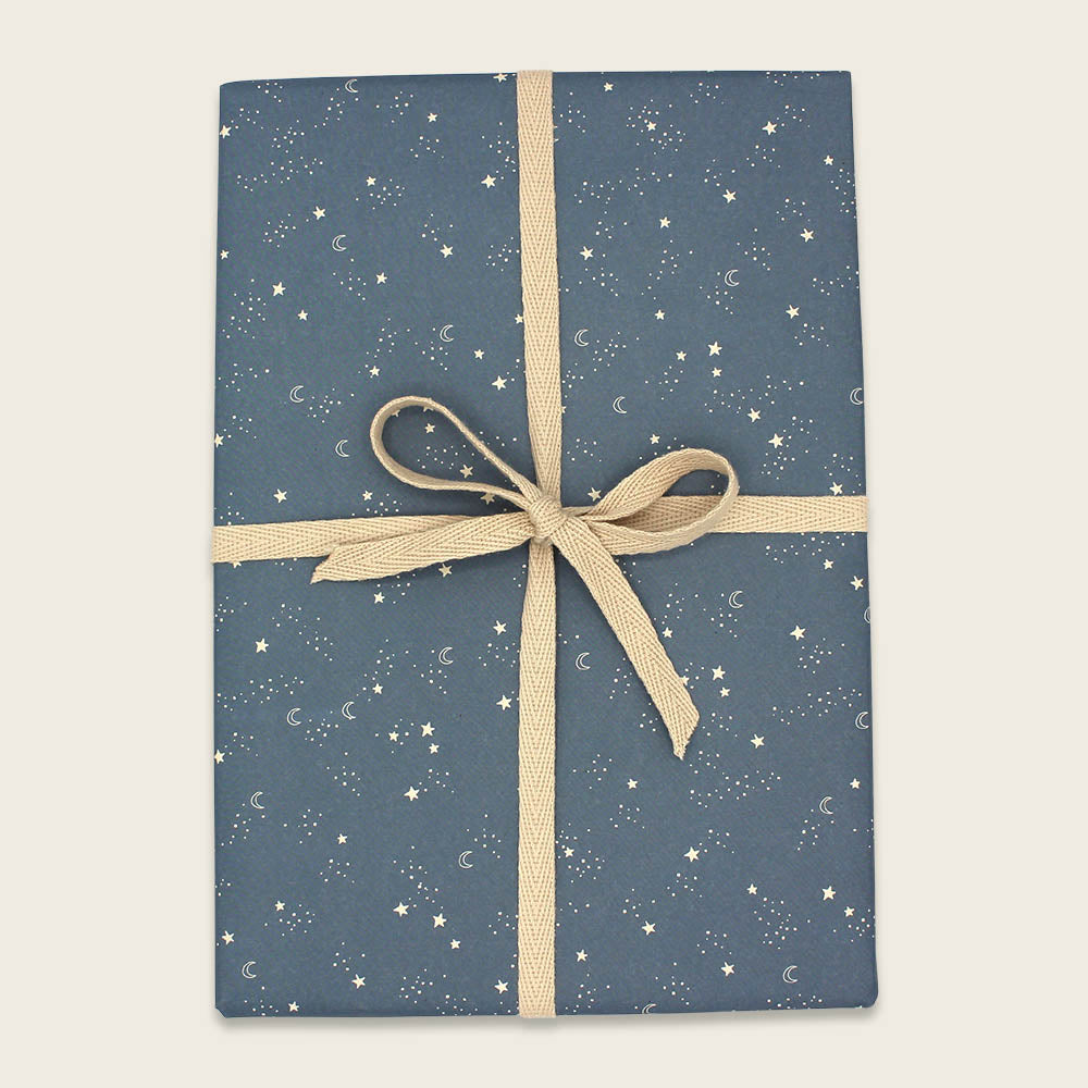 Geschenkpapier, weiße Punkte