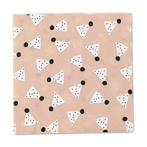 Paper Napkins Party Hats, Pink