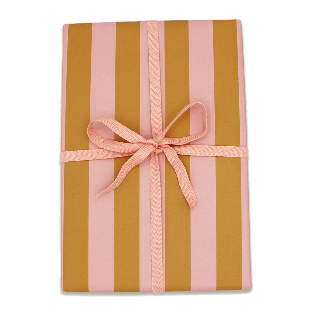 Stripes Wrapping Paper, Pink/Yellow