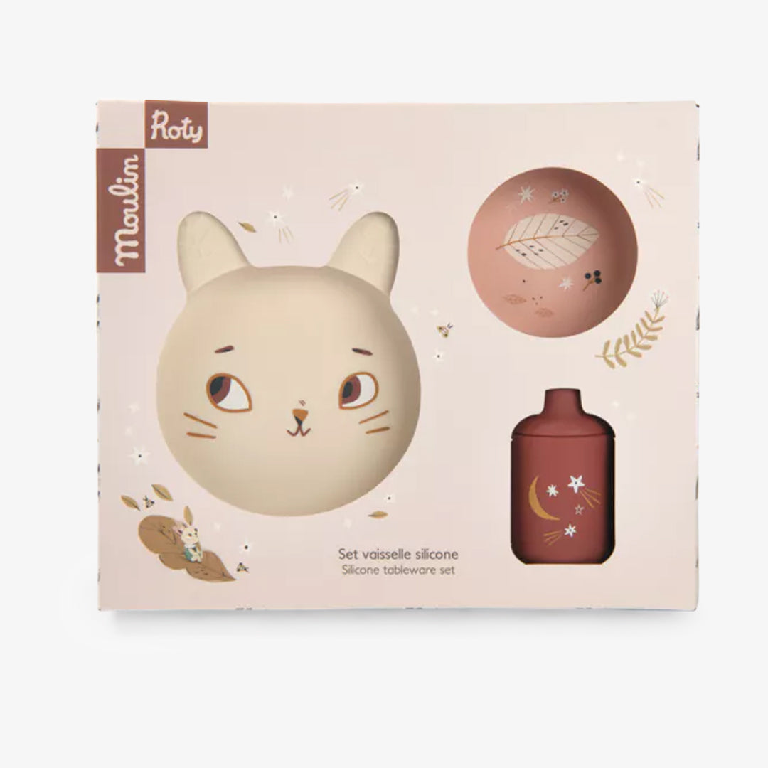Baby silicone dish set - Après la pluie
