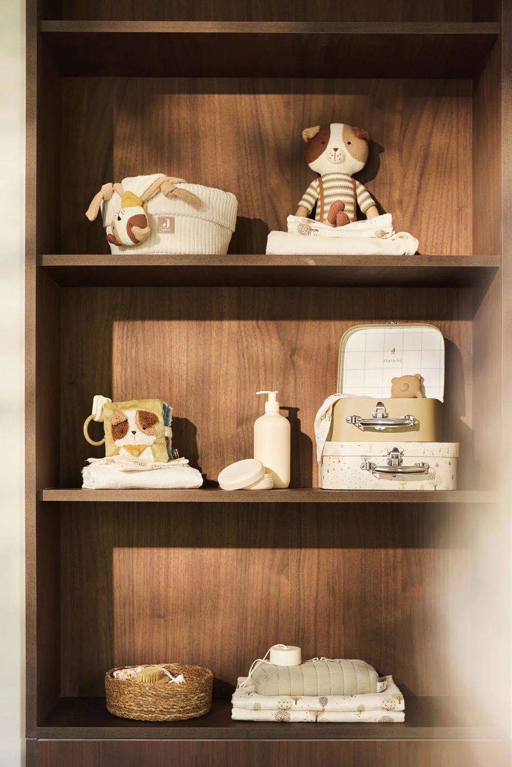 Changing Table Basket Cloudy Rib, Oatmeal