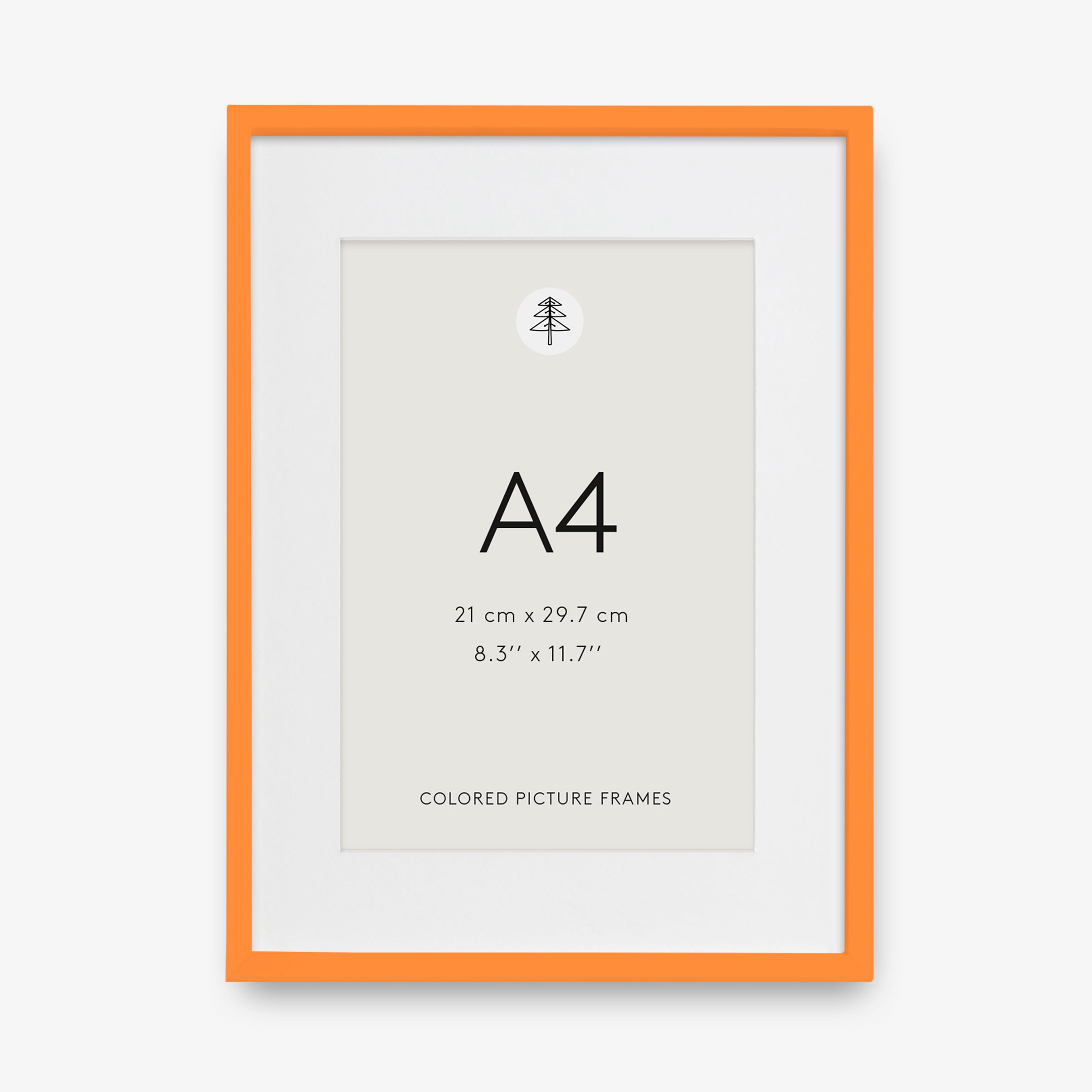 Orange Picture Frame, A4